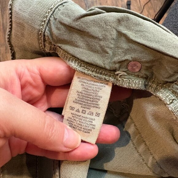 Free People Army Green distressed skinny jeans - Picture 5 of 5